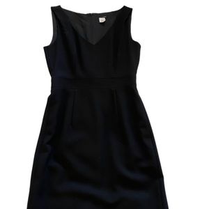J.Crew Classic Sheath Dress - Wool V Neck